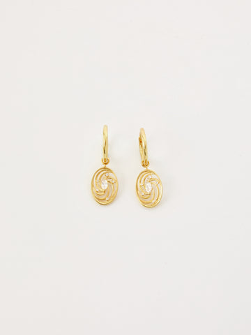 Spacetime Portal Hoop Earrings