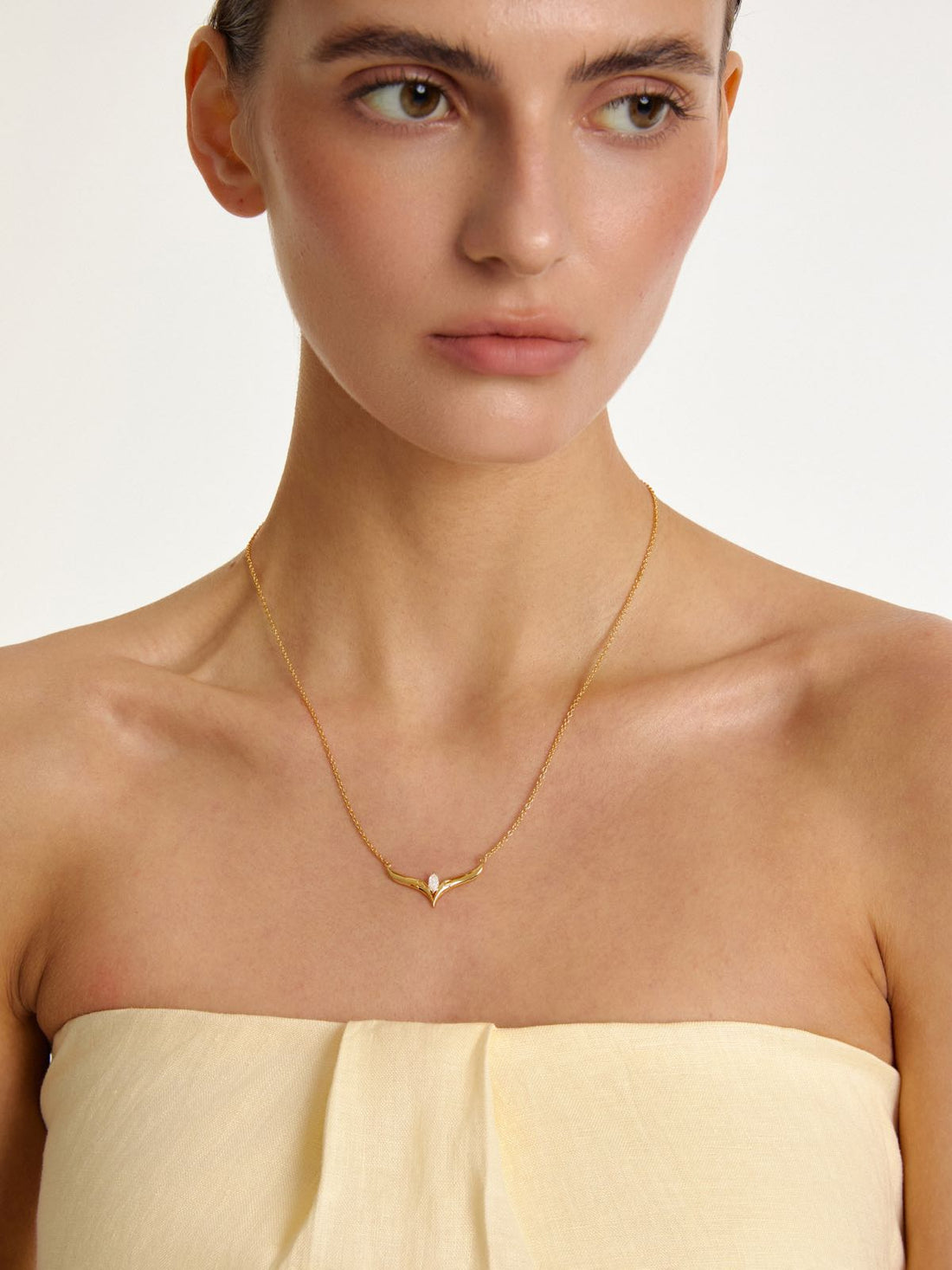 Nine-tailed Fox Guardian V-shaped Necklace+Spacetime Portal Necklace