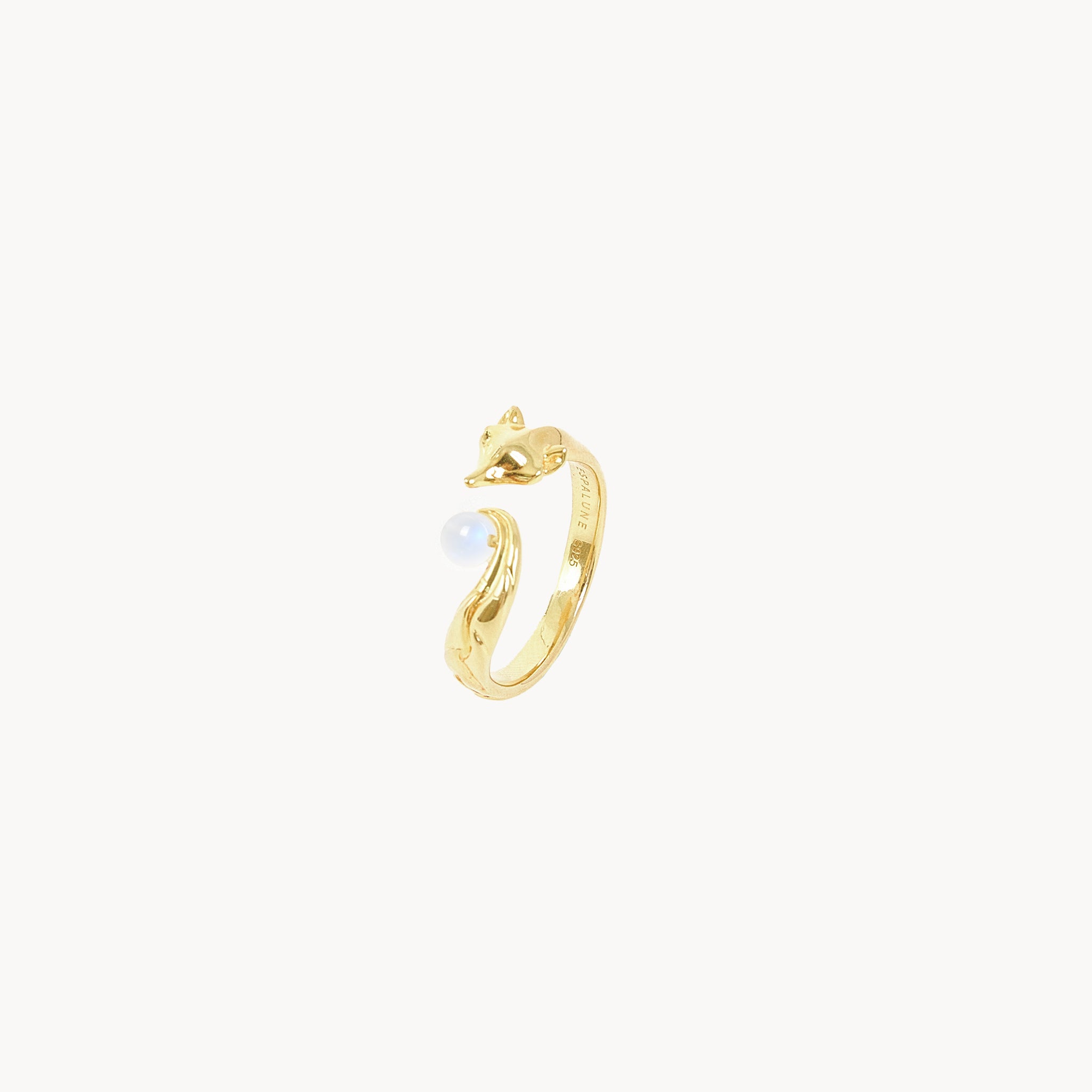 Nine-tailed Fox Guardian Open Ring