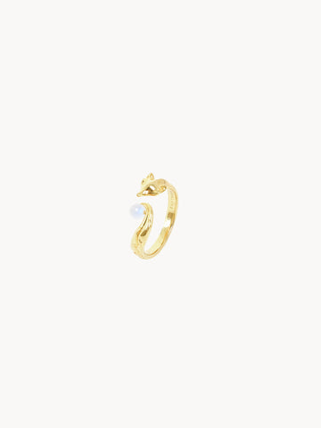 Nine-tailed Fox Guardian Open Ring