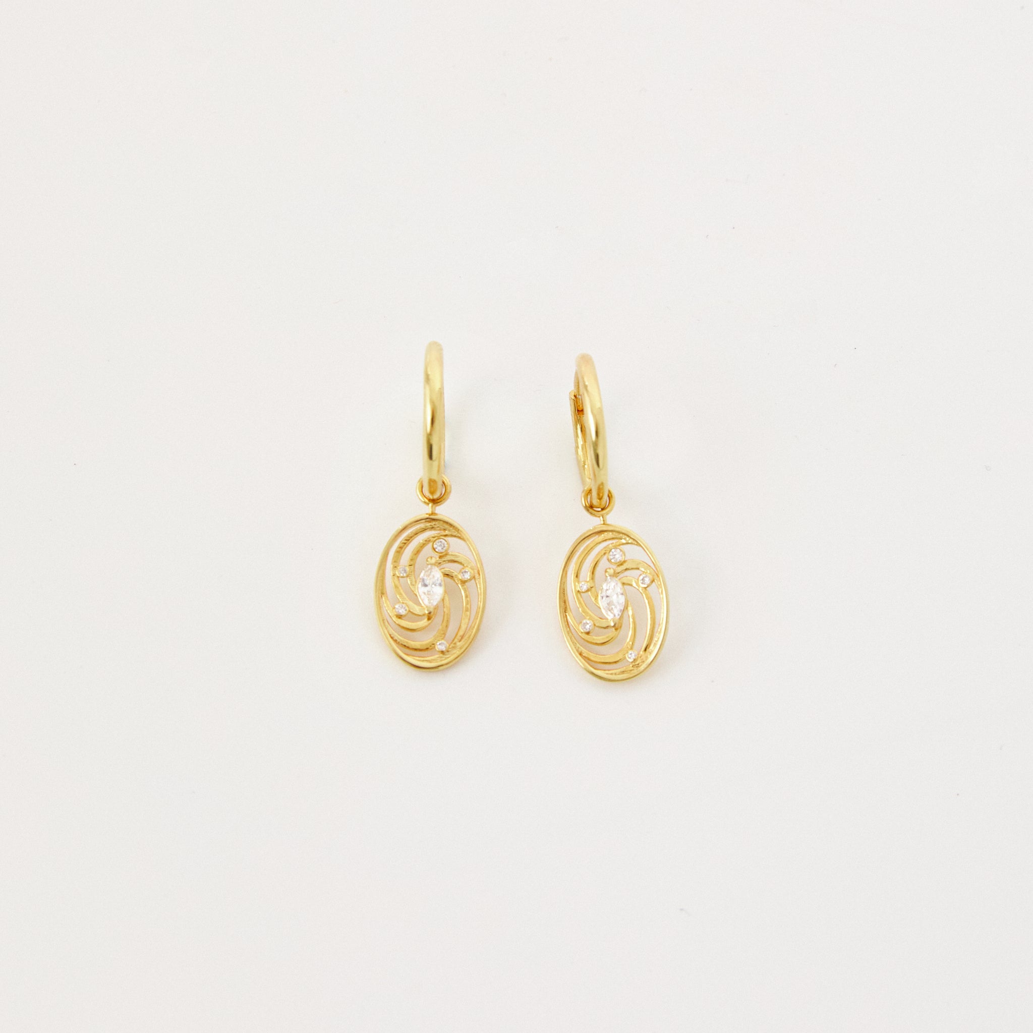Spacetime Portal Hoop Earrings
