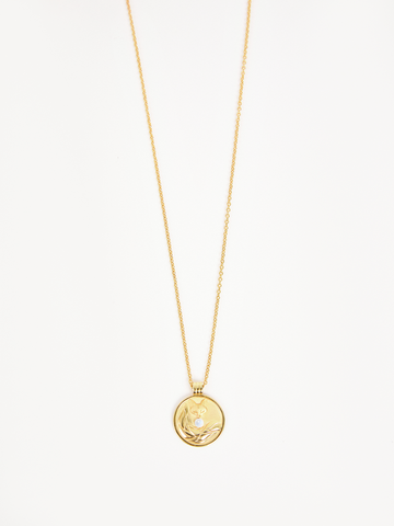Nine-tailed Fox Guardian Pendant Necklace
